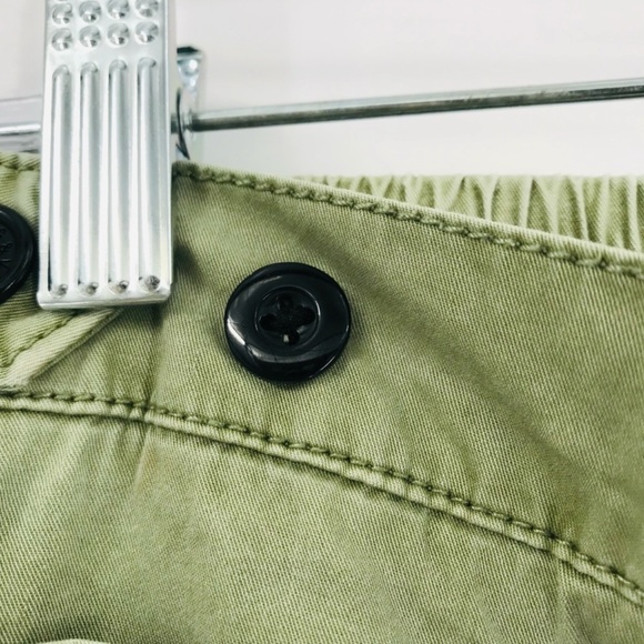 Zadig & Voltaire Pamela Cotton Trouser Pants Stripe Green Size 36 - Picture 8 of 8